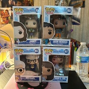 The Good Place Funko Pop set